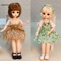 Despitego Công Chúa Trang Điểm Bóng Khớp Búp Bê Có Tóc Giả Trang Điểm Cô Gái Đẹp Quà Tặng