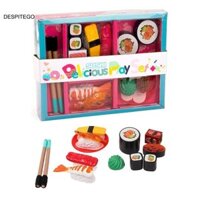 Despitego Dao Kéo Đồ Chơi Nhà Trẻ Em Dễ Thương Mô Hình Nhà Bếp Búp Bê Phụ Kiện Giáo Dục Sớm Giả Vờ Chơi Quà Tặng Mô Phỏng Bộ Sushi Mini