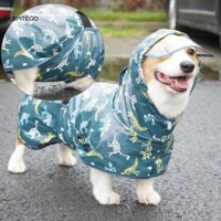 DESPITEGO Despitego Áo khoác mưa cho thú cưng Vành trong suốt Quần áo cho chó Retriever