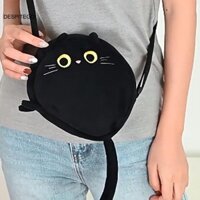 Despitego Kawaii Cat Sang Trọng Túi Đeo Ngang Hoạt Hình Ví Đựng Tiền Xu Cô Gái Quà Tặng