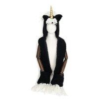 Dệt Kim 3-10 Năm Cô Gái Mùa Đông Kỳ Lân Mũ Khăn Dễ Thương Handmade Kids Hat Bọc Unicorn Mũ Cho Trẻ Em Của Ấm Len Khăn Quàng Cổ Mũ