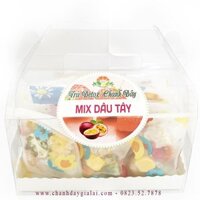 Detox chanh dây (chanh leo) mix dâu tây