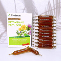 Detox Thai Đôc Gan Arkopharma Pháp Detoxifiant Hepatique hộp 20 hoặc 30 ống