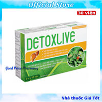 Detoxlive Tuệ Linh Hỗ Trợ Bảo Vệ Gan, Giải Độc Gan, Tăng Cường Chức Năng Gan Hộp 30 viên
