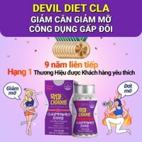 Devil Diet CLA - thực phẩm hỗ trợ giảm cân giảm mỡ, 100% thành phần thực vật