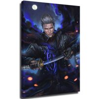 Devil May Cry 5 Movie Posters Picture Home Vergil Yamato Moon Perfect Home Decoration Frameable 20x30 Inch