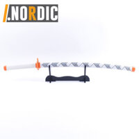 Devil Slayer Sword Samurai Katana Kamado Tanjirou Với Một Vành Đai Cosplay Đạo Cụ 29.9 Inch Hoạt Động Anime