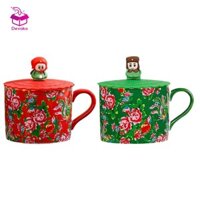 Devoko Cặp Đôi Cốc Quà Tặng Sinh Nhật Đạo Cụ Ảnh Cốc Gốm Cho Nhà Bếp Cắm Trại Tiệc