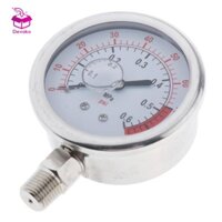 Devoko Đồng Hồ Đo Áp Suất Dầu Nước Thủy Lực 0.6-3mpa 1 / 4g 0.6mpa