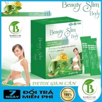 Dextox cần tây & lá sen Beauty Slim Body - Hỗ trợ đào thải chất béo ,giảm cân, bổ sung chất sơ( Hộp 30 gói)