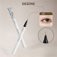 DEZONE Bút kẻ mắt dạng lỏng Chống thấm nước và chống mồ hôi Màu nâu đen