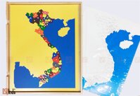DF7010. Ghép hình bản đồ Việt Nam