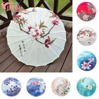 Dfgf Ô Giấy Dầu, Ô Lụa Trung Quốc Handmade Vintage, Treo Trang Trí Bền Đẹp Tay Cầm Nhiều Màu Sắc Nhảy Dù Trẻ Em