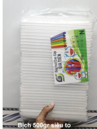 【DFSFUFYHUI】 Bịch ống hút nhựa trắng, mỗi ống hút được bọc lớp nilon, dùng để hút trà sữa, hút trân