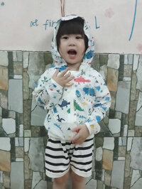 【DFSFUFYHUI】 [HCM]Áo khoác áo chống nắng trẻ em chống tia UV chống thấm nước chống bám bụi chất đũi