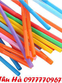 【DFSFUFYHUI】 ống hút nhựa màu trắng gồm 80 ống