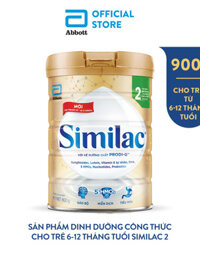 【DFSFUFYHUI】 Sữa bột Similac 2 900g đột phá dinh dưỡng 5G cho trẻ từ 6-12 tháng tuổi miễn dịch khỏ