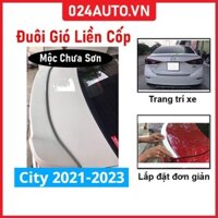 (DG) Đuôi gió sau xe liền cốp City 2021-2022-2023 hàng mộc chưa sơn