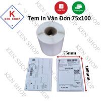 [DG06] [CUỘN 30M] Tem nhiệt 75x100 - DECAL nhiệt 7.5x10cm in nhãn, in vận đơn S017