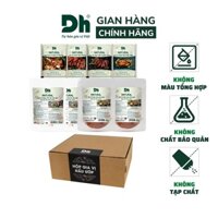Dh Foods combo hộp gia vị nấu ướp: 4 loại ướp thịt nướng và 2 loại nguyên liệu nấu bún phở