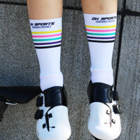 Dh XE ĐẠP SOCKS Siêu co giãn thoáng khí thời trang phong cách đơn giản một cặp