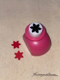 DH18-15 Dập hình hoa 6 cánh xoay 1.8cm (5/8")