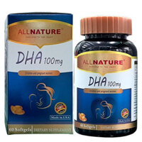 DHA 100mg, tối ưu hóa sự phát triển và chức năng của não bộ và thị giác