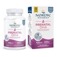 DHA Bầu Nordic Naturals Mỹ (omega 3 rTG) - Không Tanh, Hộp 90 viên - Chính Hãng