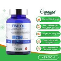 DHA cho bà bầu từ cá hồi đại dương Careline Fish Oil