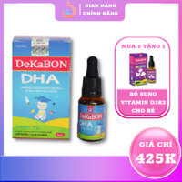 DHA cho bé Dekabon 15ml bổ sung vitamin, vitamin DHA cho trẻ, giúp tăng chiều cao, thông minh,phát triển toàn diện