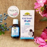 DHA dạng nhỏ giọt Úc - Nature’s Way Kids Smart DHA Drops 20ml (Đủ tem, bill Chemist Úc)
