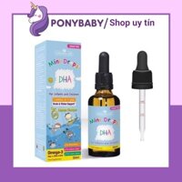 DHA Drops Natures Aid 50ml tốt cho tim mạch và hệ thần kinh dành cho bé từ 3 tháng tới 5 tuổi - Ponybaby Store