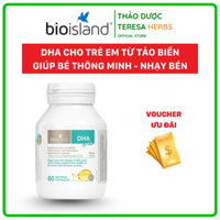 DHA For Kid Bio Island Cho Trẻ Em: Hỗ Trợ Phát Triển Não Bộ và Thị Giác (Hộp 60 Viên)
