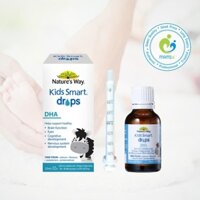 DHA giọt (20ml) phát triển trí não cho trẻ từ 4 tuần tuổi Nature’s Way Kids Smart DHA Drops, Úc