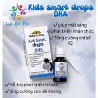 DHA Nature's Way Kids Smart Drops DHA Dạng Giọt Giúp Tăng IQ, Phát Triển Não Bộ Cho Bé 20ml