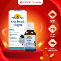 DHA Nature's Way Kids Smart Drops DHA Tăng IQ Hỗ Trợ Phát Triển Toàn Diện Não Bộ Cho Bé Lọ 20ml - Bibomart