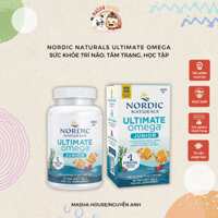 DHA Omega Nordic Naturals Ultimate - Tăng Sức khỏe trí não, Tâm trạng, Học tập Cho Bé Từ 6 Tuổi Trở lên - 90viên