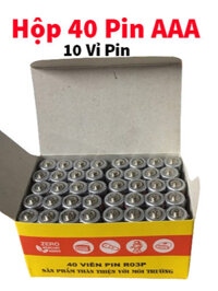 【DHAHDG】 Giá Sỉ Hộp 40 Viên Pin Con Thỏ Cỡ Lớn AA, Cỡ Bé AAA, 1,5V Chính Hãng