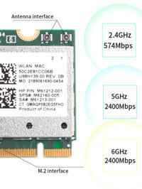 【DHAHDG】 Qualcomm QCNFA765 WiFi 6E Wireless Adapter M.2 Network Card Tri band 2.4/5/6Ghz Bluetooth