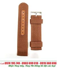DHBM-01, Dây đồng hồ Nam, Dây dù màu nâu size 18mm, 20mm, 22mm, 24mm /có nhận thay dây đồng hồ