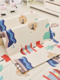 [DHFVBD] Thảm xốp gấp gọn cho bé 1m8x2m tấm lót trải sàn, chiếu xốp gấp gọn loại dày phủ silicon 2