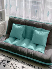 [DHFVBD] Xả hàng giá gốc ghế sofa biến hình tiện lợi chất liệu nỉ nhung màu nâu cà phê lịch lãm (là