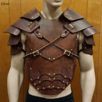 [Dhin] Áo giáp da thời trung cổ châu Âu Chiến binh Viking Cosplay Trang phục sân khấu sân khấu sân khấu COD