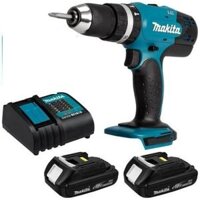 DHP453SYE Máy khoan búa, vặn vít dùng pin Makita (18v) (kèm 02 pin 1.5 + sạc)