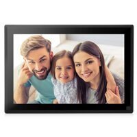 Dhwazz Digital Picture Frame, 10 Inch WiFi No Subscription Fee 1200P FHD 32GB Photo Frames with LCD Touch Screen, Share Moments via Email, APP, Fac...