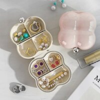 Di Động Mini Hộp Trang Sức Bông Tai Nhẫn Hộp Bảo Quản Thuốc Du Lịch Hộp Đựng Thuốc Chống Thấm Nước