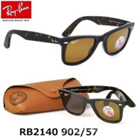 [Đi kèm hộp] Kính Rayban Wayfarer 100% chính hãng Luxottica Ý, kính phi công RB2140 902/57