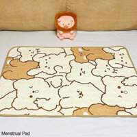 Dì Miếng Lót Bé Gái Kinh Nguyệt Thời Gian Chống Rò Rỉ Mặt Chống Trơn Trượt Có Thể Giặt Nệm Nước Tiểu Cho Bé Tách Miếng Lót Chăm Sóc Thú Cưng