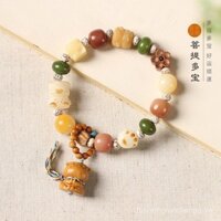 Di sản văn hóa phi vật thể Nanshan Thiết kế sáng tạo Hợp thời trang Chữa bệnh Thú cưng dễ thương Nam không mặt Bodhi đa năng Vòng tay cầm tay