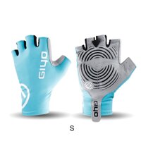 Đi Xe Đạp Hở Ngón Găng Tay Xe Đạp Chống Trượt Vải Lycra MTB Xe Đạp Đường Trường Găng Tay Đua Xe